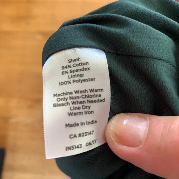 Talbot's Raised Twill Pleated A-Line Skirt - Picture 6 of 6